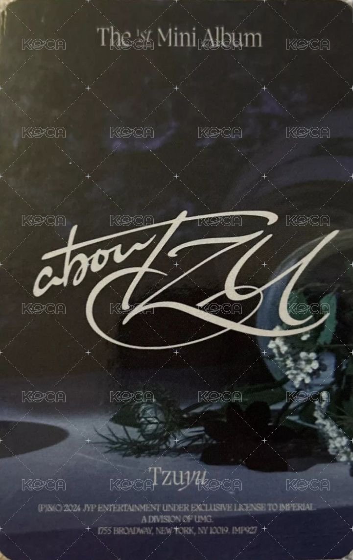 aboutTzu  target 黑膠 特典卡  背面