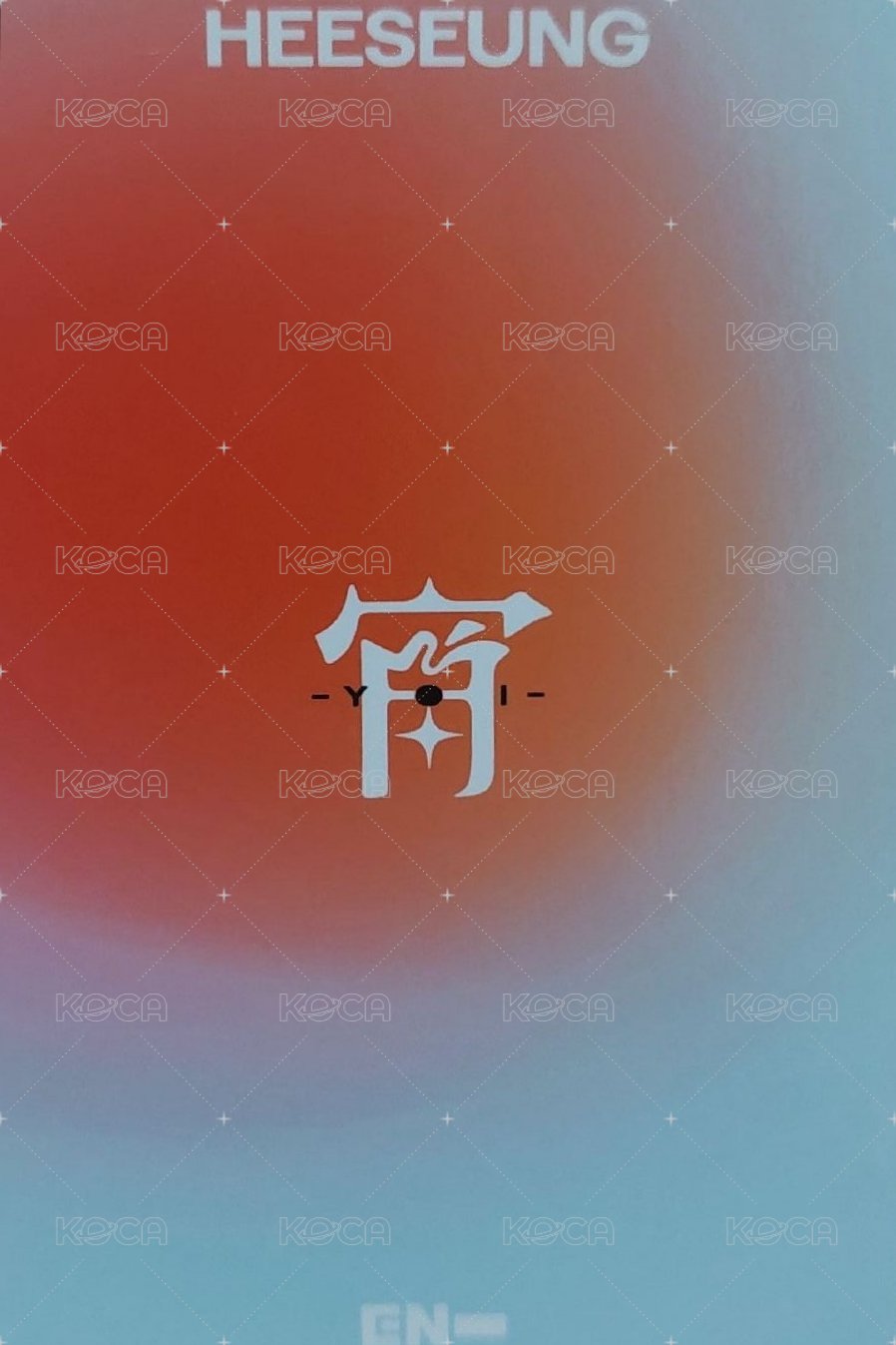 宵 長居限定 入場卡 / 場限卡  背面