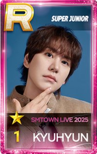 SMTOWN LIVE 2025 遊戲卡 