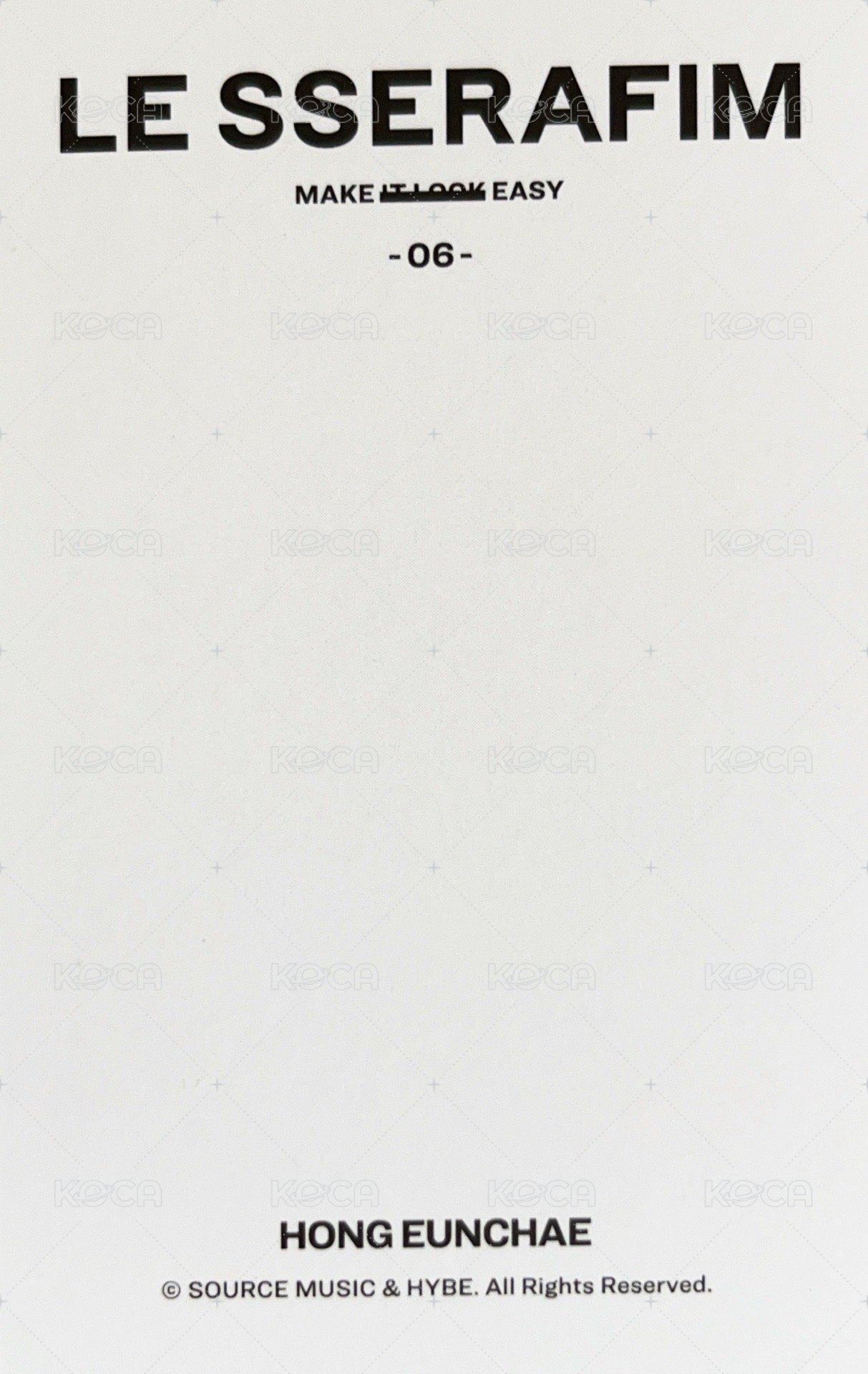 EASY 隨機卡 拍立得卡 背面