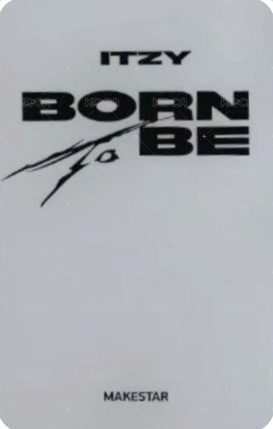 BORN TO BE ms 廣州 幸運卡 雙人卡 背面