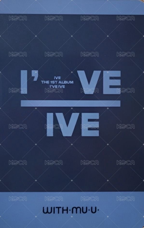 I've IVE wm 1.0 幸運卡  背面