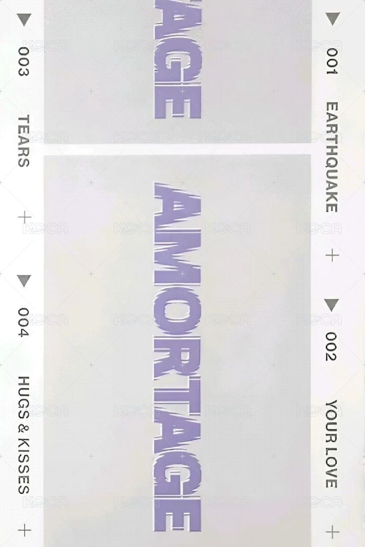 AMORTAGE 專輯卡 App ver. 背面