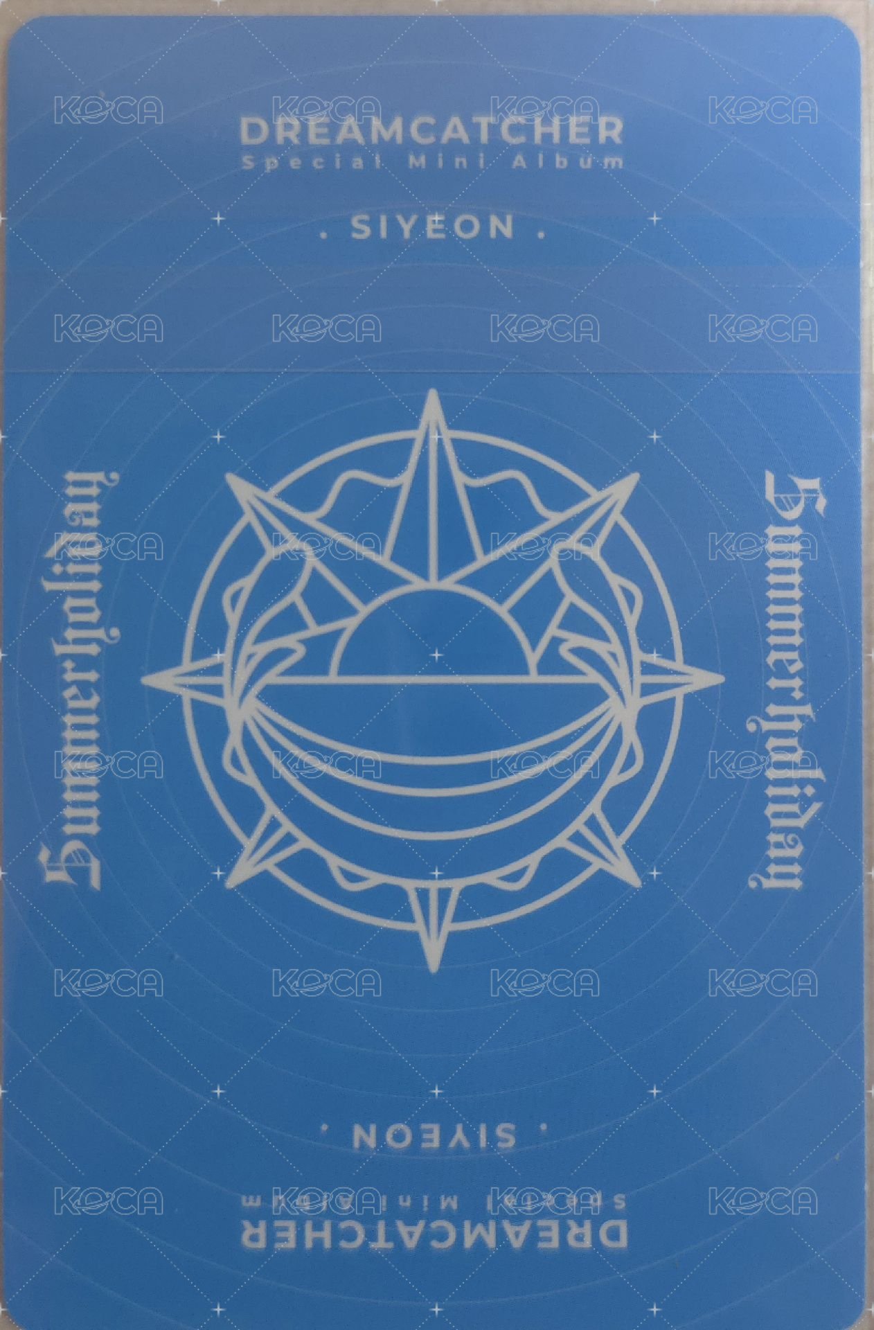 特別二輯(夏日專) 專輯卡  背面