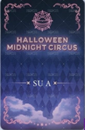 2021萬聖節線上演唱會 mmt 周邊卡  背面