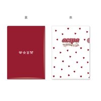 情人節咖啡廳 文具用品 A4資料夾
