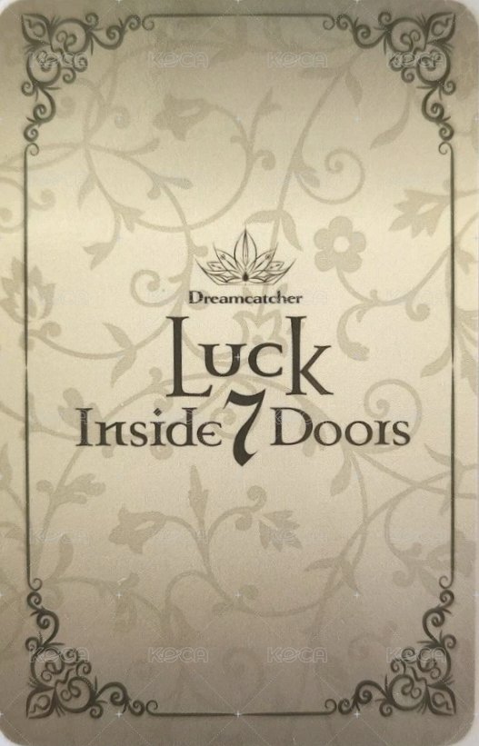 七扇門巡演 隨機卡 卡包卡 背面