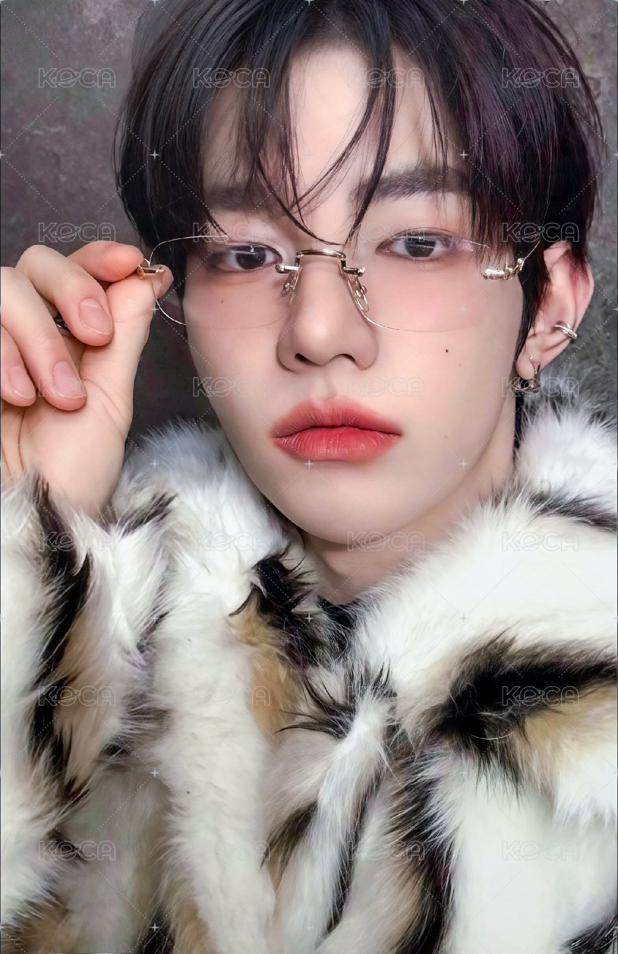 迷五 am 特典卡 無框眼鏡ver. 正面