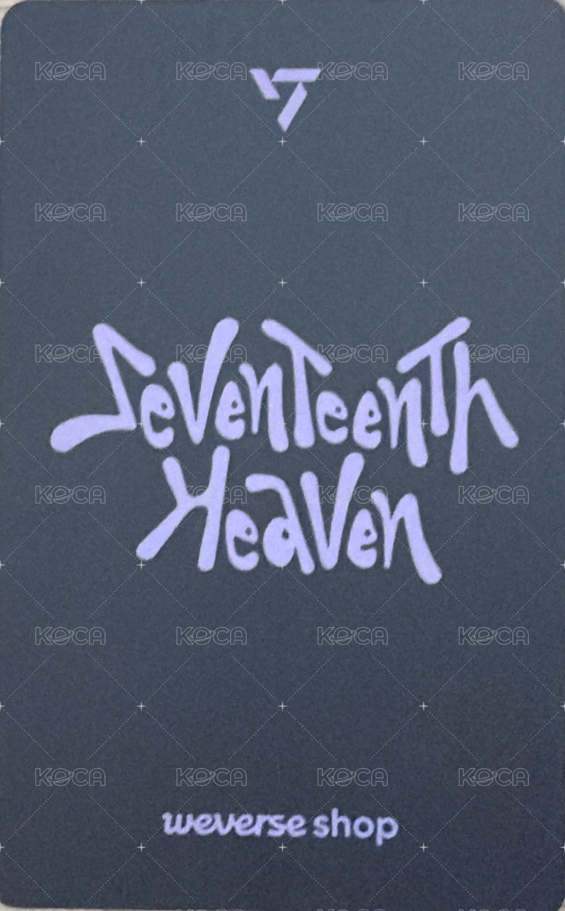 MINI11 wvs mk 簽售卡  背面