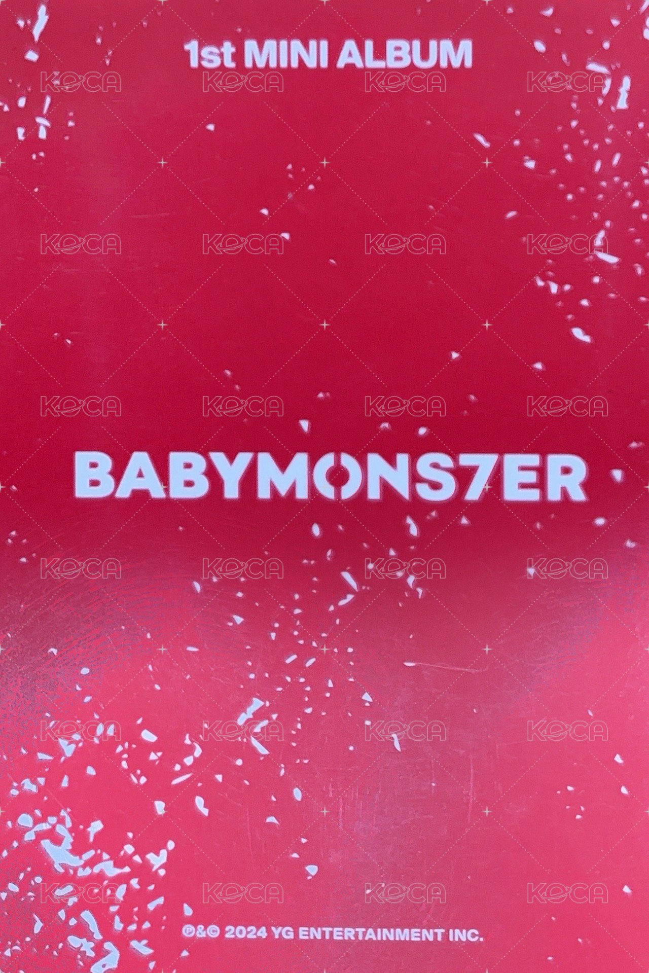 BABYMONS7ER 專輯卡  背面