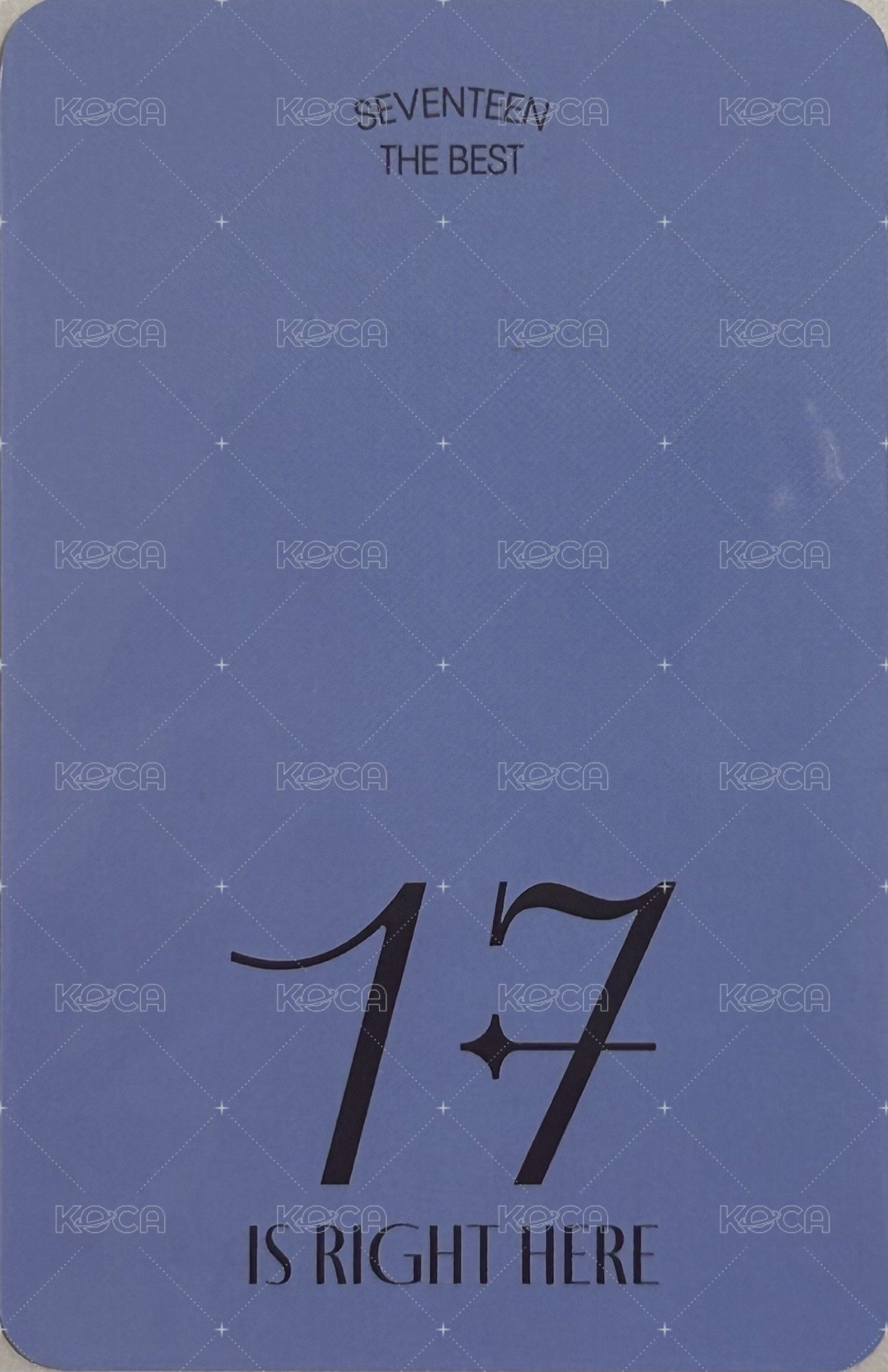 精選專 CU 幸運卡  背面