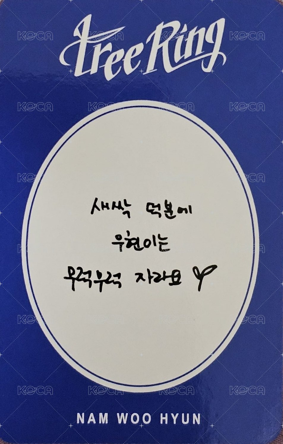 Tree Ring k4 幸運卡  背面