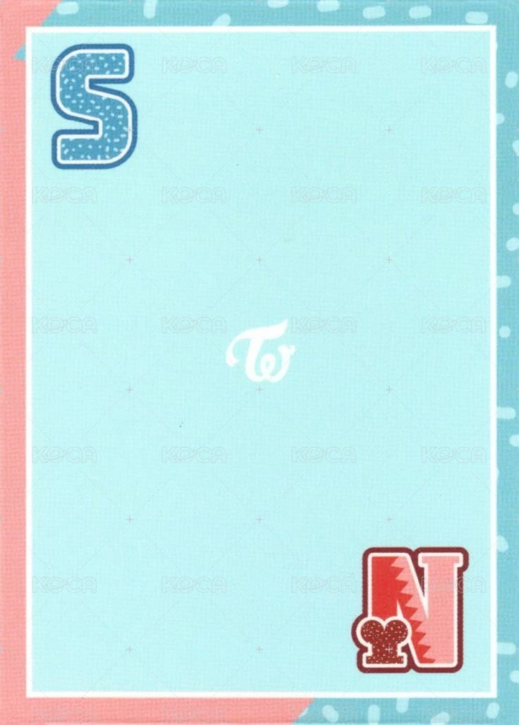 PAGE TWO 專輯卡 變化卡 背面