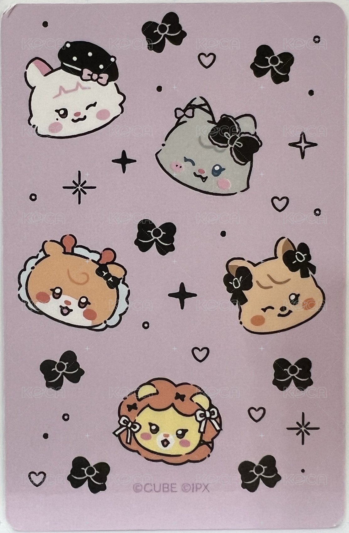 We are 隨機卡 花卷分隊卡 背面